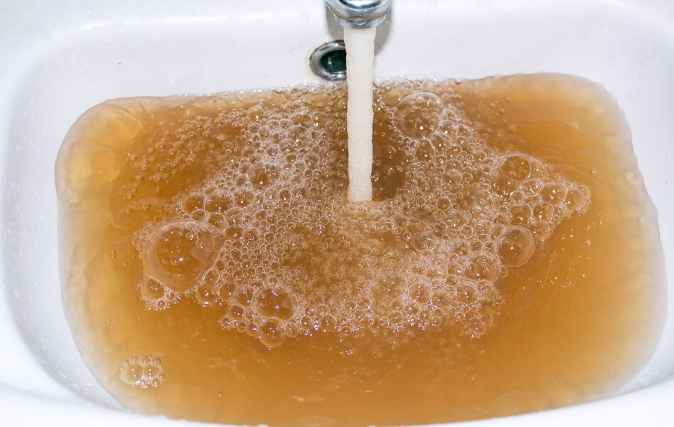 Why is my water orange?